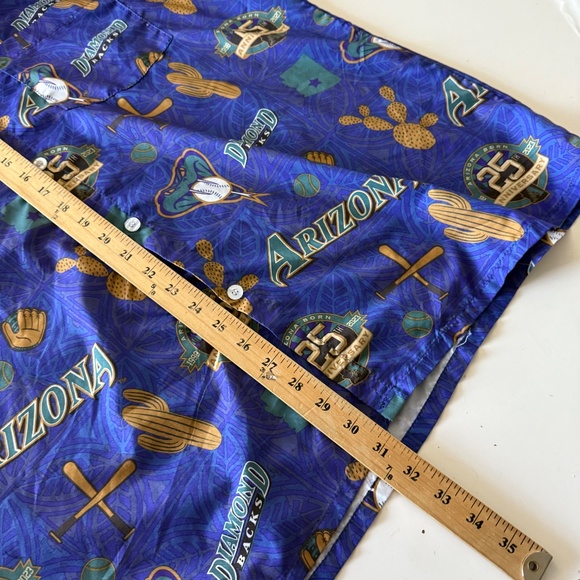 Arizona Diamondbacks 25th Anniversary Game Day Promo Button Up Shirt Mens XL - Picture 5 of 5